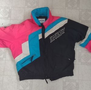 Vintage Polaris Indy racing snowmobile jacket